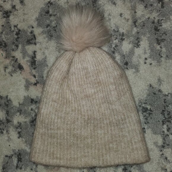 Tan Knit n Cozy Beenie Hat || S/M - Picture 1 of 3